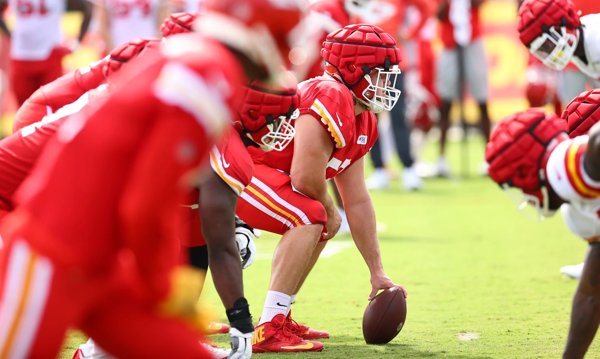 Camp Notebook: How Creed Humphrey Hones Technique in Training Camp 1-on-1  Duels - Chiefs Digest