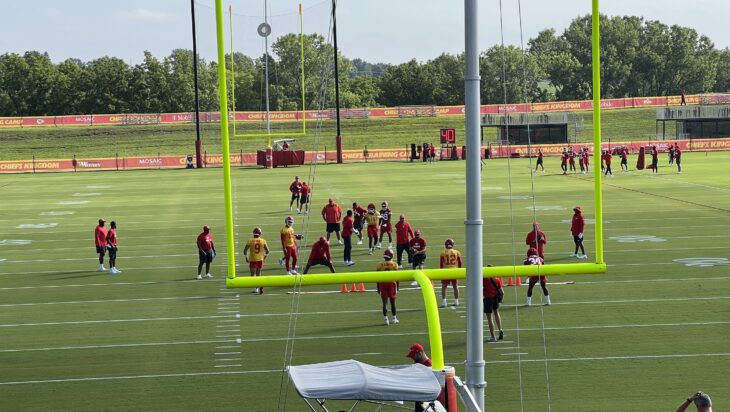 Chiefs' Isiah Pacheco paticipant in Wednesday's training camp practice