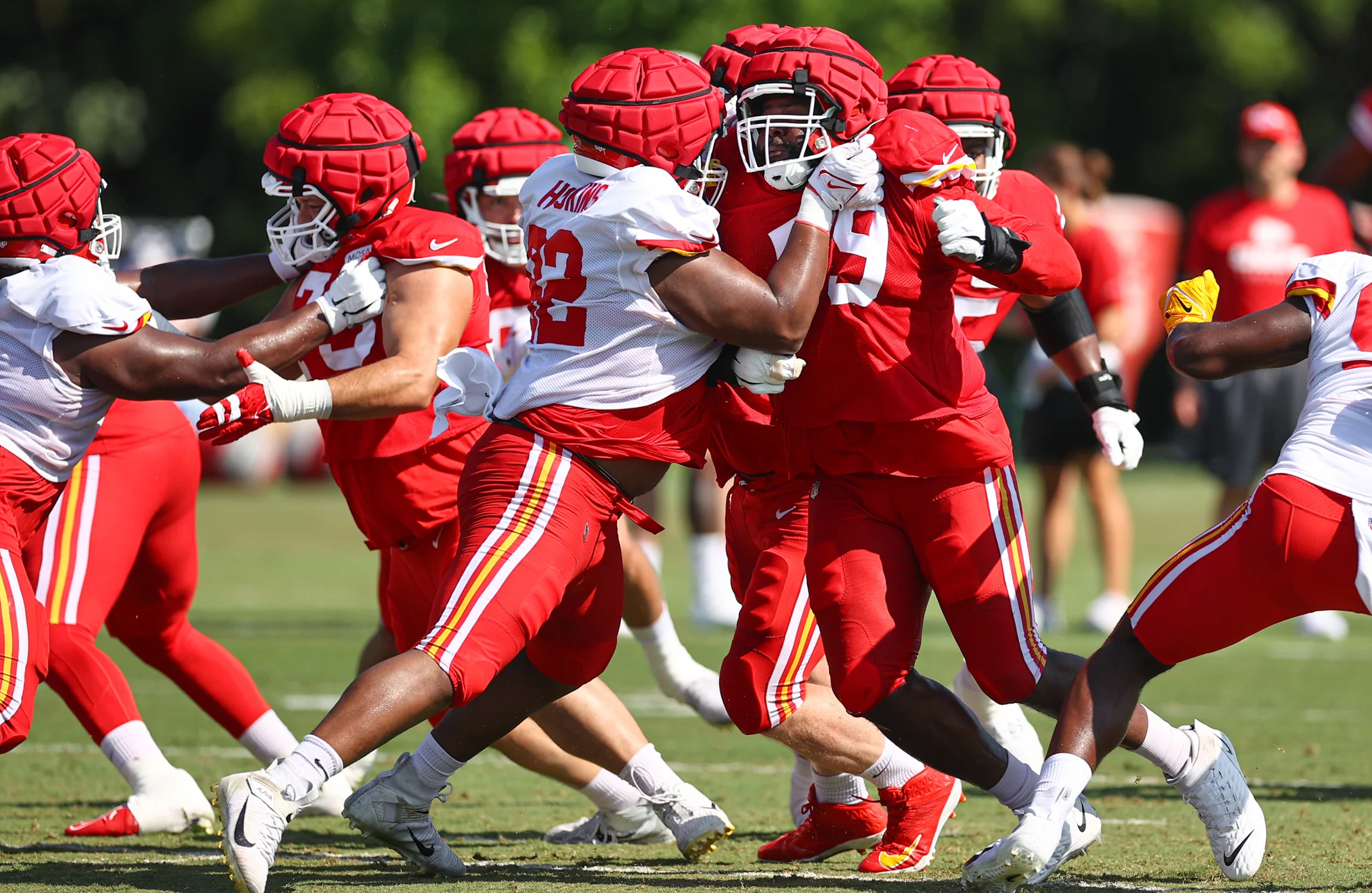 Patrick Mahomes appears ready for Chiefs' camp in new training