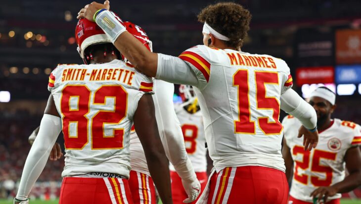 Updated Kansas City Chiefs 53-man roster by jersey for wild-card round