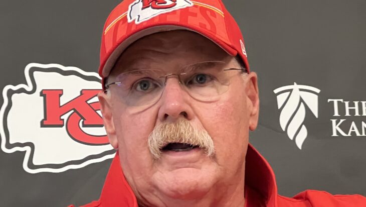 Head Coach Andy Reid, Patrick Mahomes, Kadarius Toney, Chris Jones