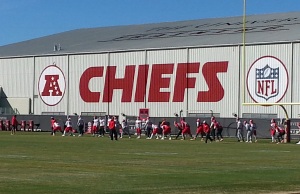 Nov. 7, 2014; Kansas City, MO; General view of players during Friday's practice. 