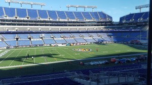 Dec. 20, 2015; Baltimore; General pregame view of M&T Bank Stadium.