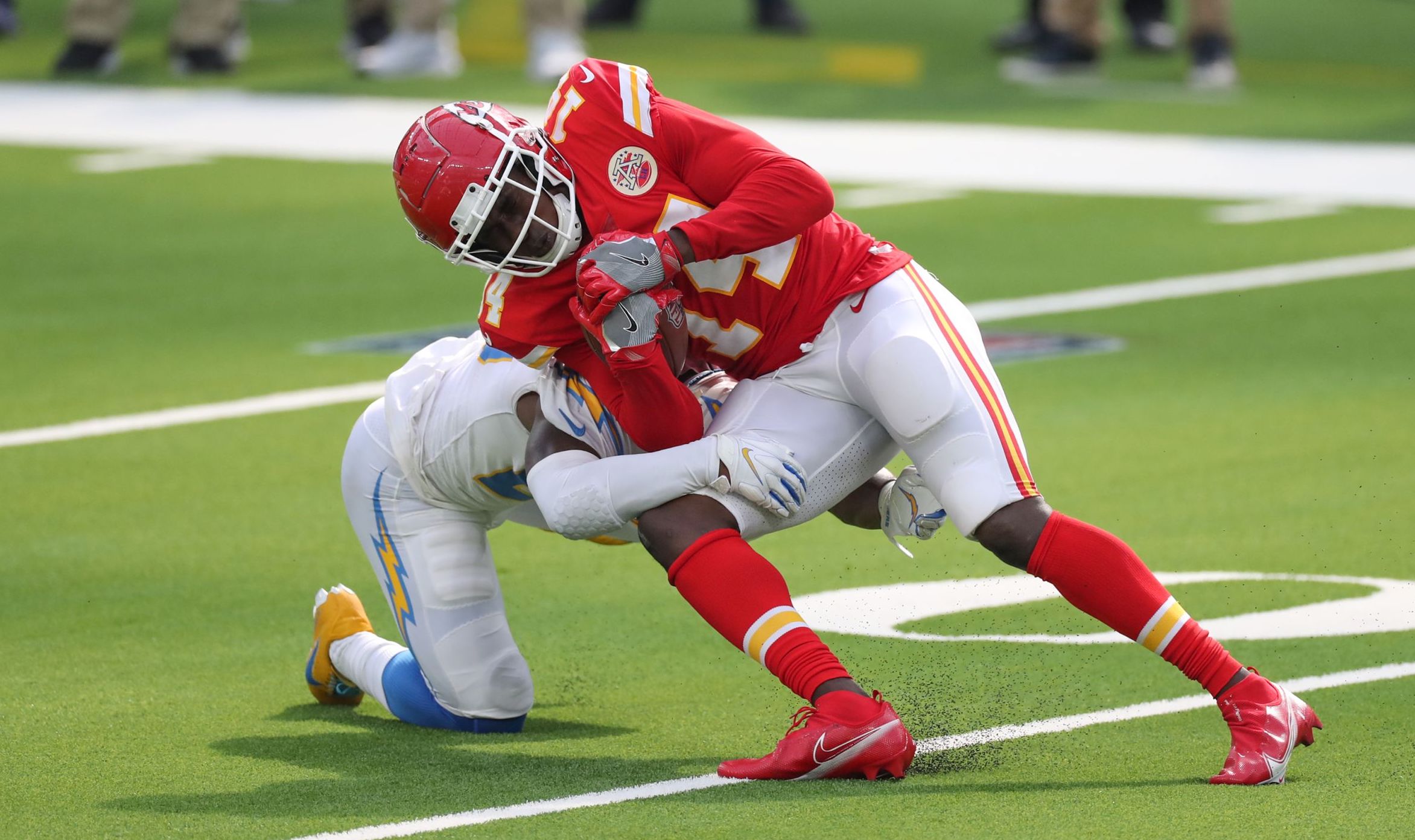 Sammy Watkins in Concussion Protocol as Chiefs Prepare for Ravens