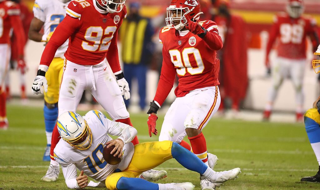 Sunday Night Football: Inactives for Chiefs-Chargers part 2