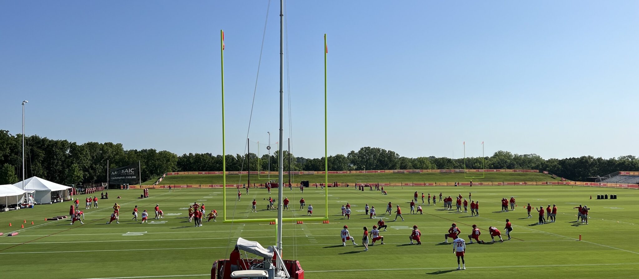 Camp Notebook Midwestern Summer Greets Chiefs on Practice Fields in St