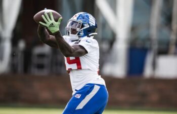 Chiefs Land Former First-Round WR Kadarius Toney in Trade with Giants